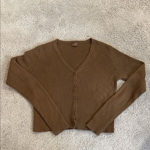 John Galt Shannon Cardigan | Brown | Size S
